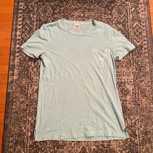 PINK t shirt dog logo